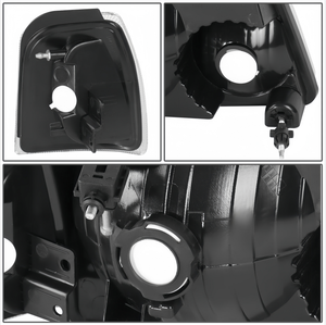 Nouvelles paires de phares avant à boîtier noir et coins transparents pour Ranger 2001-2011, remplacement de phares halogènes 12V 5000K Gauche Droite - Product Image 4