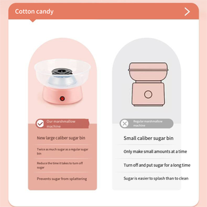 Mini máquina para hacer malvaviscos casera personalizada, máquina de algodón de azúcar portátil con calefacción eléctrica eficiente para niños - Product Image 2