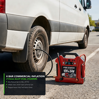 Démarreur de secours robuste YILIE K220 12V 24V avec pompe à air bicylindre et batterie LiFePO4 120000mAh – Fournisseur d'usine