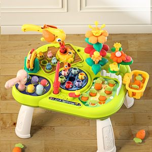 Table de <span class=keywords><strong>jeu</strong></span> des terres agricoles multifonctionnel bébé Puzzle Table de <span class=keywords><strong>jeu</strong></span> Animal bureau de <span class=keywords><strong>jeu</strong></span> jouets d'éducation précoce - Product Image 6