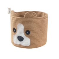 Panier de rangement pour jouets pour animaux de compagnie KUYUE, panier de rangement en corde de coton tissée pour enfants, panier pour jouets de bébé