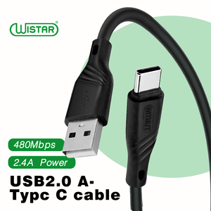 Câble de données USB-A vers Type-C WISTAR Factory avec transmission de données, câble de charge USB vers Type-C, câble USB-C - Product Image 1
