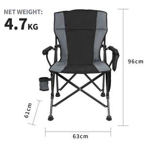 Silla Reclinable Portátil para Exteriores con Logotipo Personalizado al por Mayor de Kejie, Estructura de Acero Plegable y Tela con Función de Calefacción para Acampar - Product Image 6