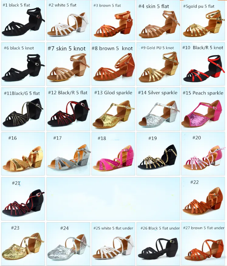Elegance-zapatos de salón para niños, Tango, Salsa, baile latino, 3,5 cm