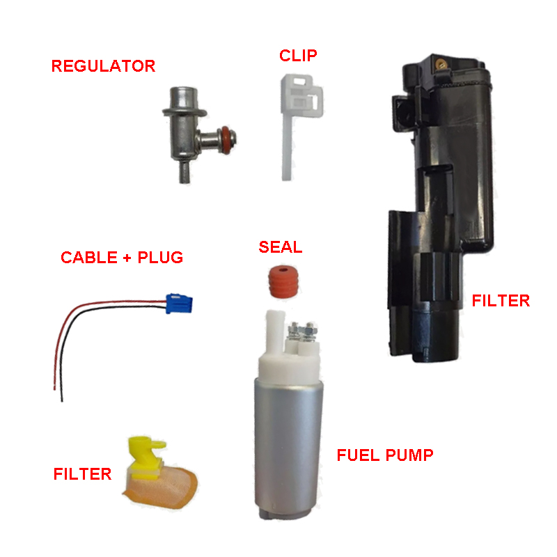 Fuel Filter with Regulator and Fuel Pump for Suzuki V-Strom / Hayabusa Replace OEM #15410-24FB0