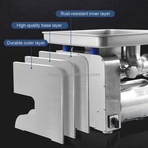 Machine à hacher et à trancher la <span class=keywords><strong>viande</strong></span> <span class=keywords><strong>semi</strong></span>-automatique de grande capacité, produite par une usine professionnelle, pour les restaurants, les traiteurs et les fermes - Product Image 4