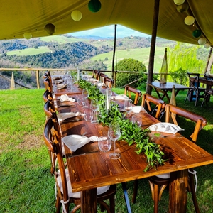 Table pliante en bois de style <span class=keywords><strong>ferme</strong></span> Sunzo <span class=keywords><strong>pour</strong></span> les événements de banquet et de <span class=keywords><strong>mariage</strong></span>, <span class=keywords><strong>pour</strong></span> les entreprises de location - Product Image 6