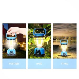 Linterna LED Solar COB Súper Brillante para Camping, Lámpara de Emergencia Recargable USB y Solar de Doble Potencia, Lámpara de Tienda de Campaña Impermeable - Product Image 5