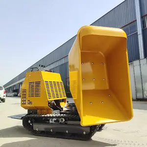 High Endurance Mini Crawler Dumper For Farm And Garden Loading With CE Certification