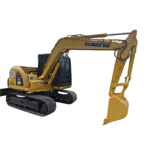 Excavadora de cadenas Komatsu PC60 usada, de bajo precio y barata, de segunda mano, con motor y bomba de origen japonés para construcción. - Product Image 1