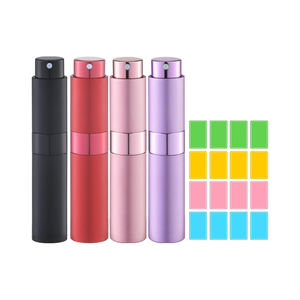 10ml Matte White Black Pink Twist <b>Perfume</b> Spray <b>Perfume</b> <b>Bottles</b> Mini Pocket Portable <b>Refillable</b> <b>Perfume</b> Atomizer - Product Image 1