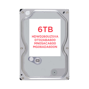 ฮาร์ดดิสก์ 6TB ขนาด 3.5 นิ้ว SATA III 5400RPM แคช 128MB ความจุขนาดใหญ่พิเศษ สำหรับจัดเก็บข้อมูลภายในบ้าน รุ่น HDWD260UZSVA DT02ABA600 MN05ACA600 MG08ADA600N - Product Image 1
