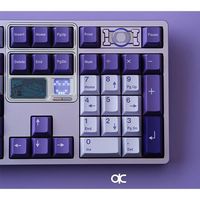 Clavier de jeu RVB simplifié QK101-Corps en aluminium à 101 touches pour les streamers en direct et la commutation de scène rapide