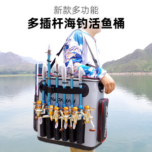 Sac de pêche EVA 20L avec porte-cannes et filet latéral pour la pêche en mer, usage multi-usage - Product Image 2