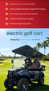 Voitures de golf électriques personnalisées de dernière génération, longue portée, haute vitesse, 4 à 6 places, adaptées aux passagers d'aéroport et aux véhicules de pick-up d'hôtel - Product Image 4