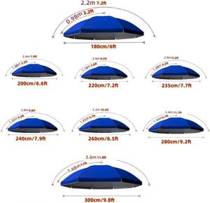 OEM/ODM Outdoor Activities UV protection <b>Umbrella</b> Custom Logo Beach <b>Large</b> Sunshade <b>Umbrella</b> for Promotional Gift Parasol - Product Image 5