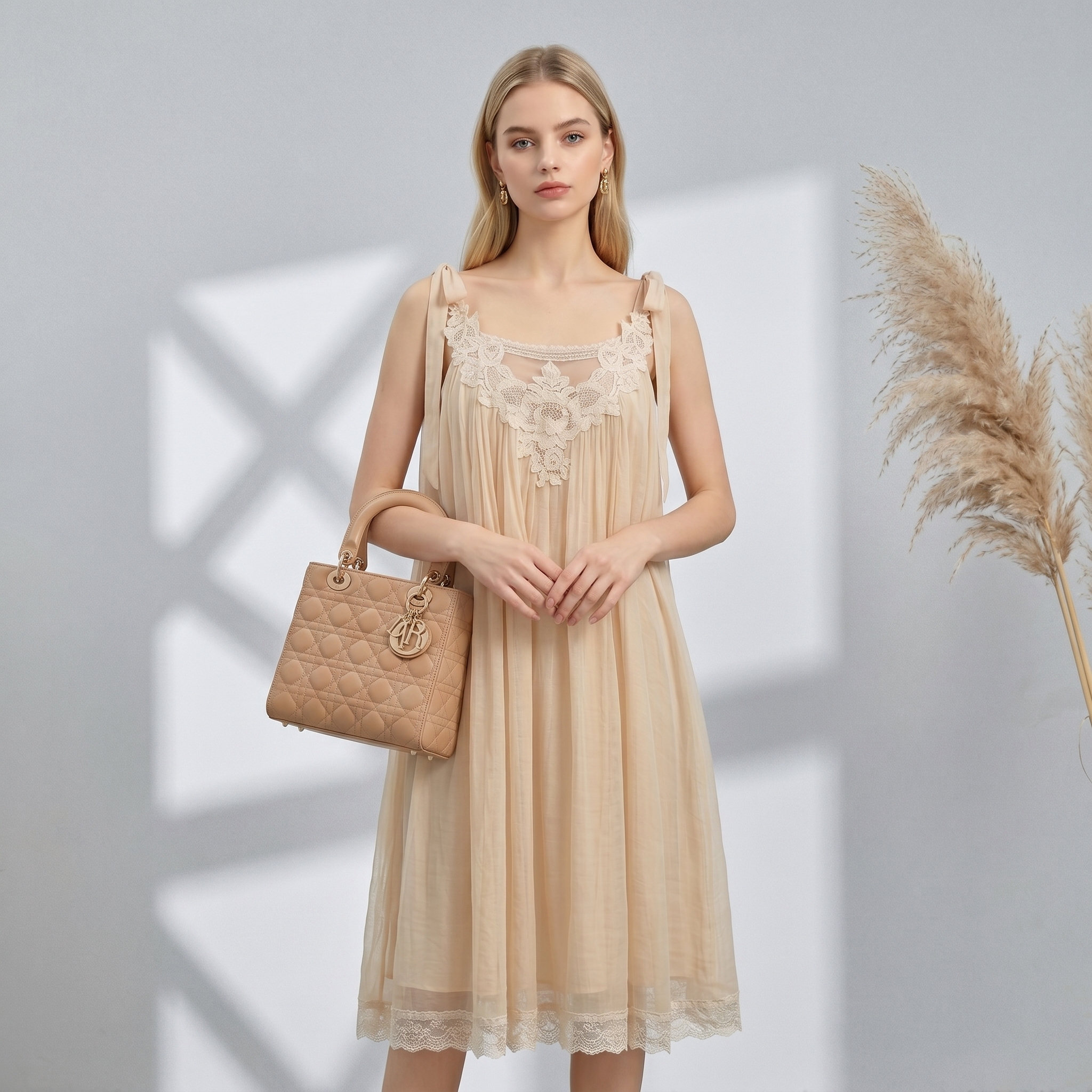 Sexy Summer Lace Sleeveless Tank Top: Women's Full-Length Lightweight Ice Silk Midi Casual Skirt