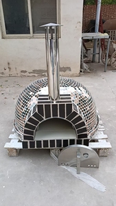 Four à pizza industriel italien multifonctionnel au bois, autoportant, extérieur, en céramique, avec contrôle numérique de la température, pour usage domestique - Product Image 2
