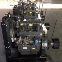 Moteur automobile diesel de fabrication chinoise, démarrage électrique, refroidissement par eau, 4 temps, multicylindres, 150cc, 55kW, émission Euro 2, industriel