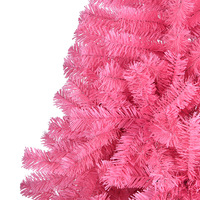 Günstigstes Rosa 150cm 180cm 210cm Künstlicher grüner Weihnachts baum PVC beflockte Weihnachts bäume für festliche Dekorationen