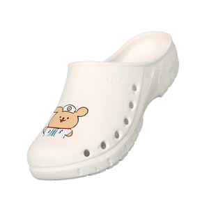 Модные противоскользящие медицинские сабо из ЭВА для медсестер, врачей, хирургическая обувь, женские сверхлегкие Сабо без бретелек - Product Image 6