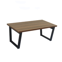 Table basse en bois pliable Table d'appoint en métal marbre noir personnalisé table basse pour meubles de maison