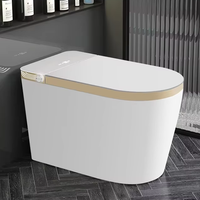 Salle de bain intelligente moderne à ouverture automatique wc articles sanitaires électriques toilette commode en céramique toilette bidet intelligente une pièce