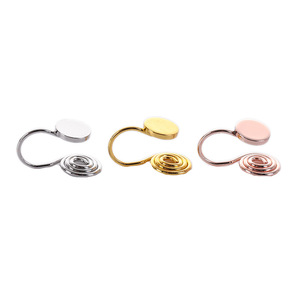 Boucles d'oreilles à clipser en forme de spirale anti-moustiques, en cuivre pur électroplaqué, unisexe, pour un usage quotidien - Product Image 5
