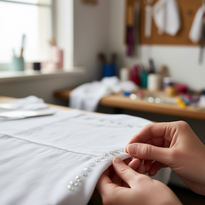 Adesivi con strass lucidi ILAN 39009-1 per decorazioni di abbigliamento - Product Image 3