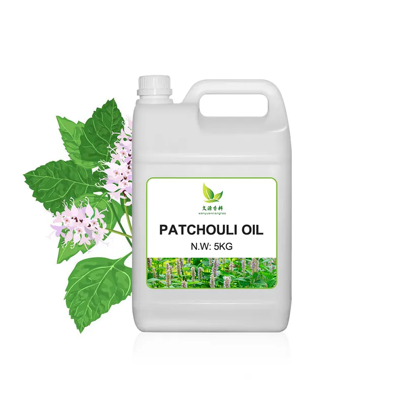 Exportação direta de patchouli 100% orgânico Óleo essencial Aromaterapia Patchouli massagem óleo essencial