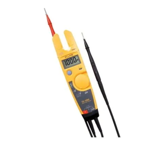 Multímetro detector de corriente de continuidad Fluke T5-1000 con apertura de 12.9mm, medidor de corriente IV 600V CATIII 1000V - Product Image 1
