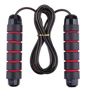 Cordon de saut professionnel à grande vitesse avec poignée en acier et câble en PVC anti-emmêlement pour le fitness - Product Image 1