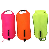 Bouée de natation en Nylon PVC de couleur vive 28L 35L, pour piscine de plage, natation en eau libre