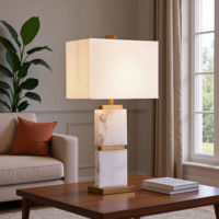Lampe de Chevet Postmoderne Nordique Simple Or à Haute Luminosité Avec Fonction de Chargement