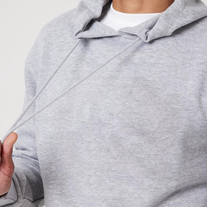 Sudadera con capucha para hombre de Color sólido de algodón transpirable al mejor precio, manga larga, ajuste Regular, bordado, logotipo personalizado, Sudadera con capucha de invierno alta - Product Image 4