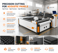 Machine de découpe automatique de panneaux acoustiques CNC avec couteau oscillant, découpeuse numérique pour mousse insonorisante et matériaux isolants