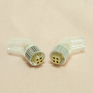 Adaptateur de prise pour écouteurs à angle droit en or pour JH AUDIO JH24 LAYLA <span class=keywords><strong>Angie</strong></span> AKR03 - Product Image 3