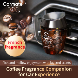 Carmate Rich Americano 咖啡香玻璃香水扩香器固体汽车出风口夹空气清新剂香薰持久60-90 - Product Image 2