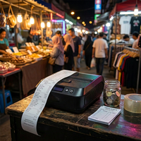 Imprimante thermique portable sans fil Cashino PTP-III 80 mm pour les applications de point de vente mobile et de vente au détail