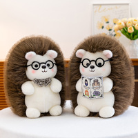 Jouets en peluche personnalisés UYEAH : chat, lapin, ours, hérisson, avec logo d'entreprise imprimé sur les vêtements