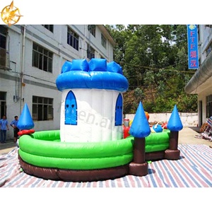 Waterhan FRK123U Castello Gonfiabile Personalizzato a Forma di Animale Cartoonesco, Trampolino in PVC da 8 Piedi per Bambini Unisex - Product Image 3