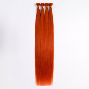 Extensions de cheveux humains Remy 100% brésiliens à pointe en V, double trame, pose par fusion, simple tirage, teints, lisses, à la kératine - Product Image 5