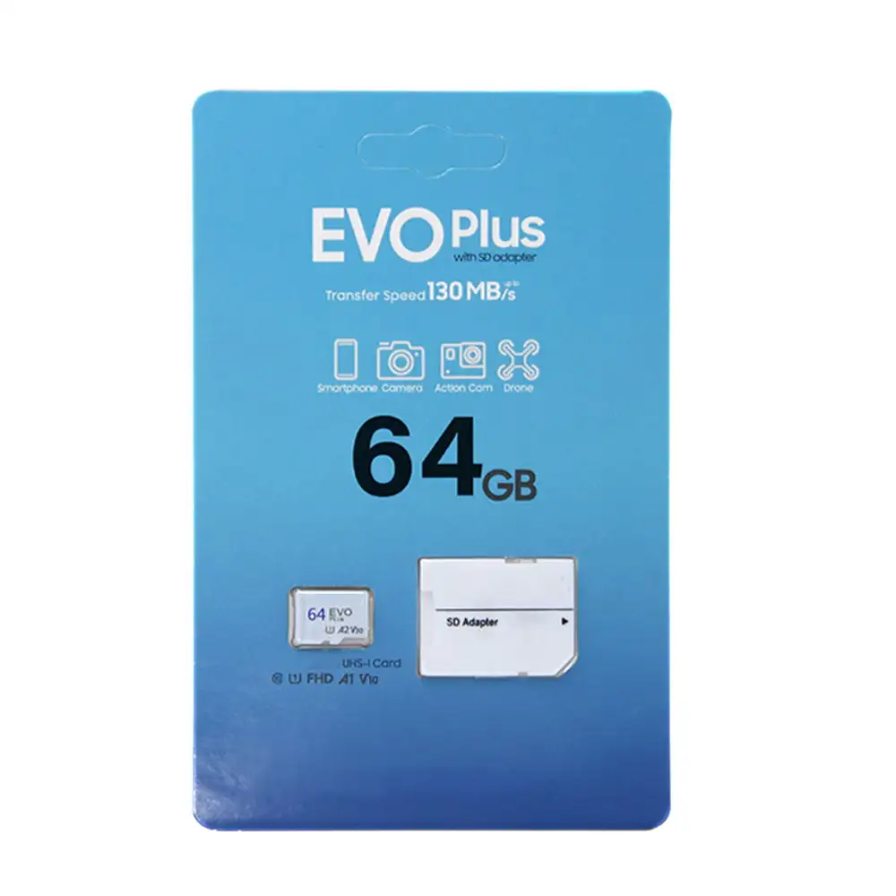 Best Quality Original Evo Plus Sd Card 32gb 64gb 128gb 256gb 512gb 0 V30 A1 A2 Tf Memory Sd Card For All Phones 4k CamerU3 V1a