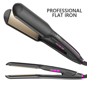 Plancha <span class=keywords><strong>de</strong></span> pelo infrarroja profesional con pantalla <span class=keywords><strong>de</strong></span> temperatura, nuevo producto, herramienta <span class=keywords><strong>de</strong></span> estilismo <span class=keywords><strong>de</strong></span> <span class=keywords><strong>hierro</strong></span> plano, fuente eléctrica - Product Image 4