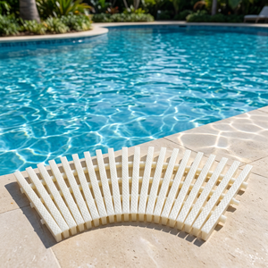 Rejillas de Desbordamiento para Piscina JUANPOOL de ABS, Tipo Tres Orificios - Product Image 1