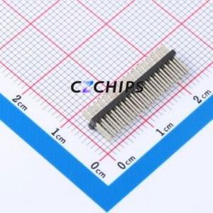 HB-PH1-127217PB2GOP Pin Header Through hole Component (THT),P=1.27mm Connector 2x17P 1.27mm 1.27mm Pin Header - Product Image 2