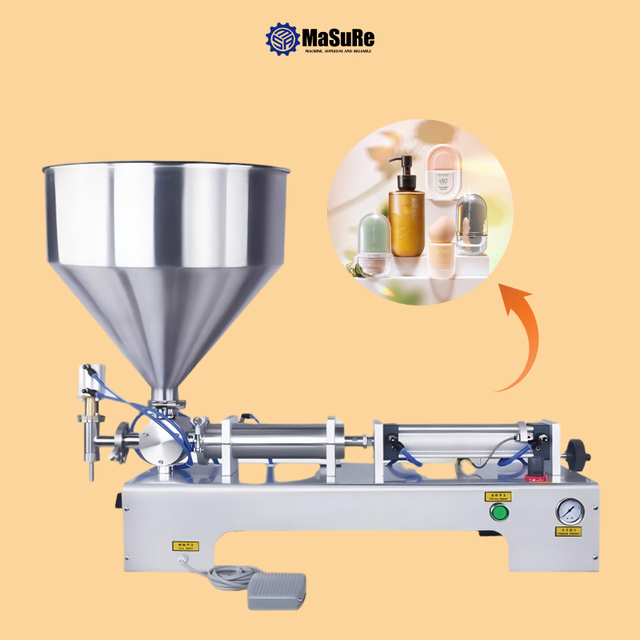 Hot Sale Small Scale Semi-automatic Single Head Liquid Filling Machine Stainless Steel Filling Machines