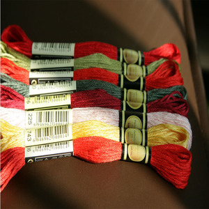 Fil à broder en coton similaire au <span class=keywords><strong>DMC</strong></span>, écheveaux de fil à coudre, artisanat, ligne de point de croix CXC - Product Image 4