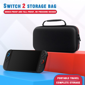 <b>Nintendo</b> Switch 2 Console Carrying Case EVA Portable Storage Box For <b>Game</b> Console <b>With</b> Handle And Zipper Closure - Product Image 2