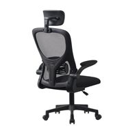 Chaise de bureau ergonomique pivotante en maille blanche confortable pour salle d'attente ou bureau à domicile